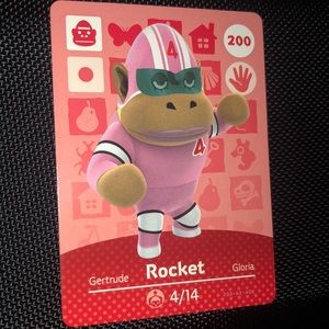 Animal Crossing amiibo - Rocket - card number 200